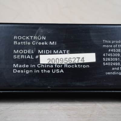 Rocktron MIDI Mate Foot Controller Black w/ Power Supply, 30ft MIDI Cable image 5