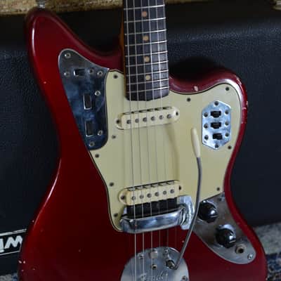 1964 Fender Jaguar Candy Apple Red w/OHSC image 12