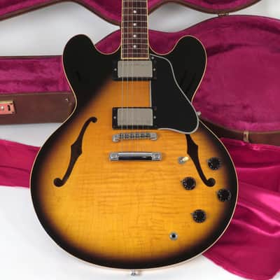 1995 Gibson ES-335 Dot Reissue - Sunburst - Flamed Maple! - Original Case image 16