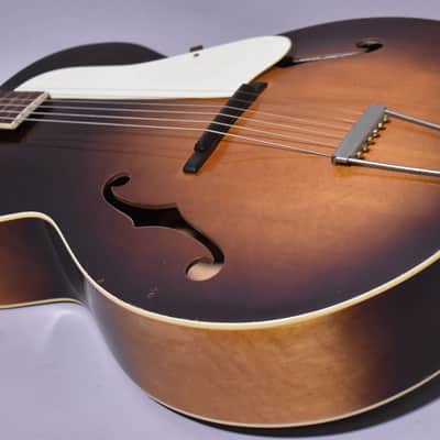 c.1960's Airline N-2 Acoustic Archtop Sunburst image 8