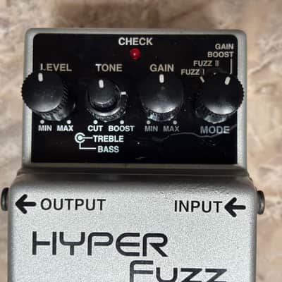 Boss FZ-2 Hyper Fuzz (Silver Label) Excellent - Dated October 1993 - Grey Silver Monochrome image 3