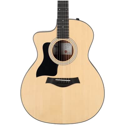 Taylor 114ce Grand Auditorium Left-Handed Acoustic-Electric Guitar, Natural, with Gig Bag image 3