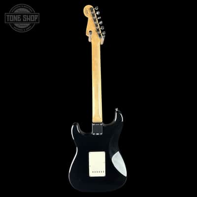 Used 2010 Fender Custom Shop 1960 Stratocaster NOS Black Matching Headstock w/case TSU24732 image 9
