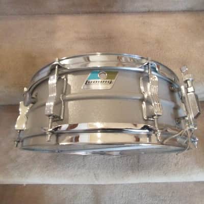 Ludwig Vintage Acrolite aluminum snare drum b&o badge excellent! image 1