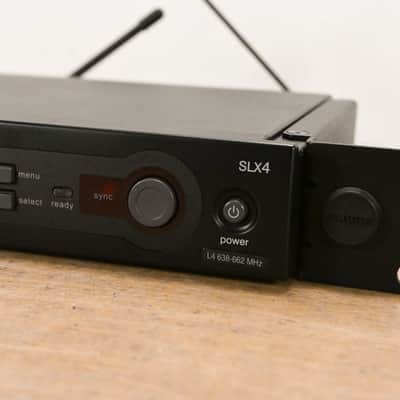 Shure SLX4 Wireless Receiver - L4 Band: 638-662 MHz (NO POWER SUPPLY) CG013E9 image 2