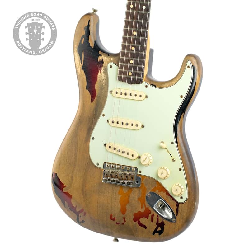 2005 Fender Custom Shop Rory Gallagher Stratocaster Heavy Relic 3-Color Sunburst #R25064 image 1