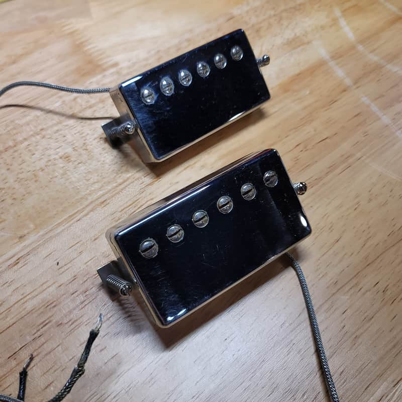 Gibson 496R & 500T Humbucker Pickup Set - Chrome | Reverb