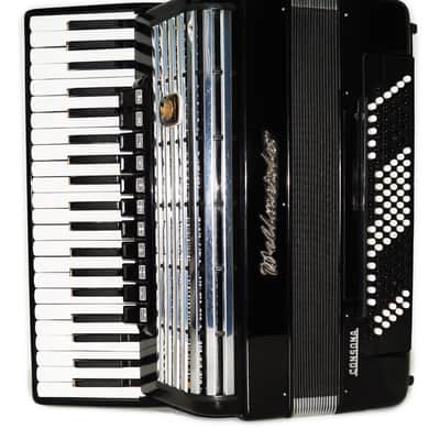Weltmeister Consona Converter Free Bass Stradella German Piano Accordion New Straps Case 2119 Great Professional Accordion Gorgeous Sound image 5