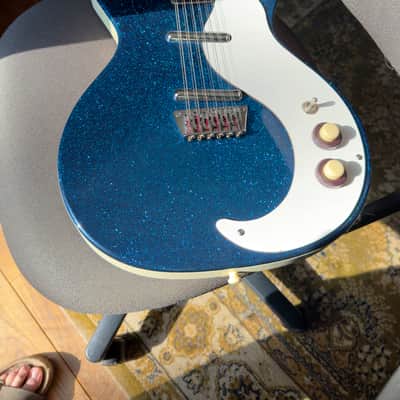 Danelectro 59 12String Mid-90s - Sparkle Blue image 2