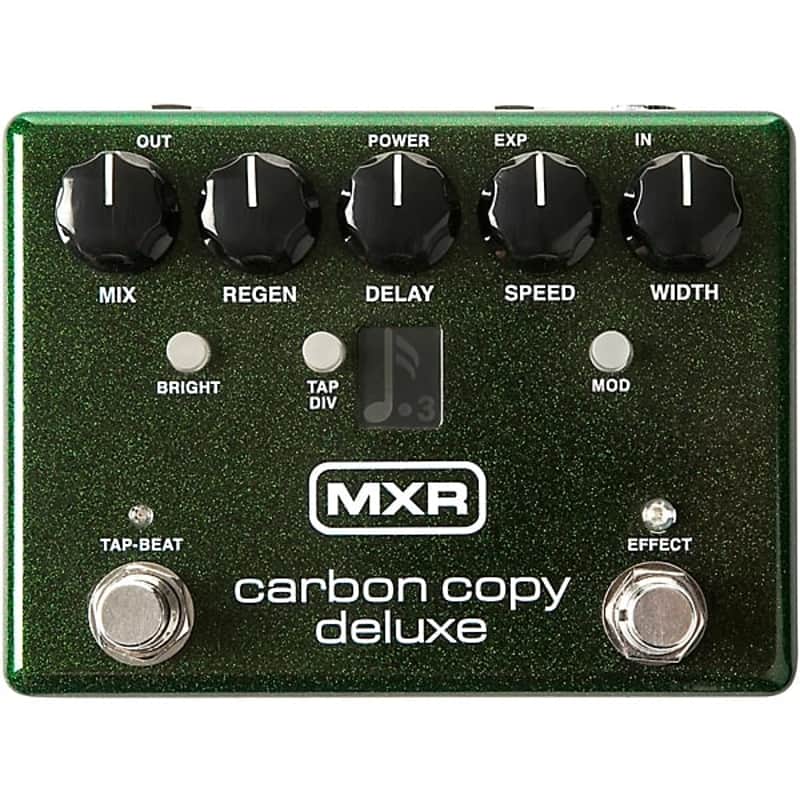 MXR M292 Carbon Copy Deluxe Analog Delay Pedal 2024 - Green Metal Flake (BIG SELLER) image 1
