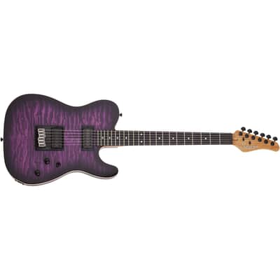 Schecter PT Pro Trans Purple Burst Electric Guitar + Free Gig bag - See Actual Pics Bild 1