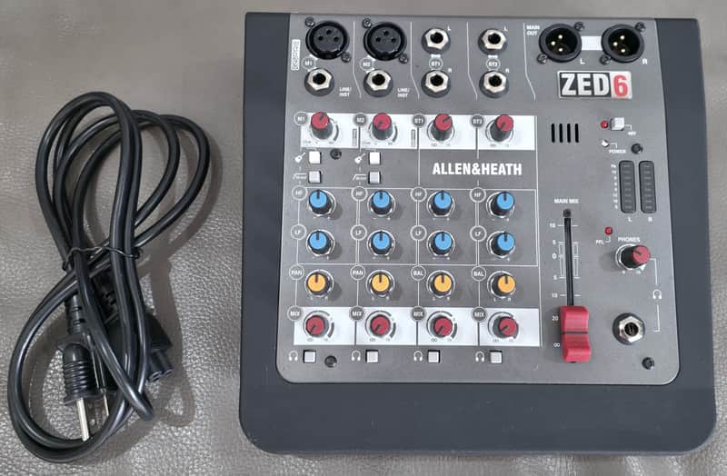 Allen & Heath ZED-6 Compact 6-Input Mixer image 1