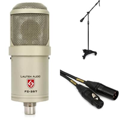 Lauten Audio Clarion FC-357 Large-diaphragm Condenser Microphone with Studio Boom Stand and Cable image 2