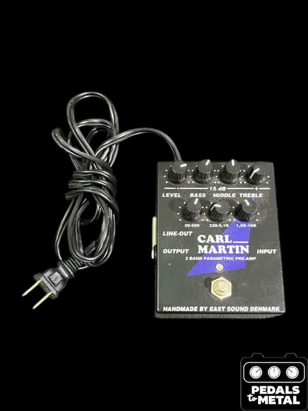 Carl Martin 3 Band Parametric Pre-Amp 2010s - Black - X18913 image 1
