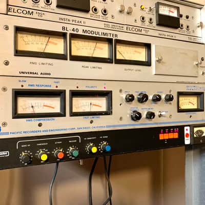 Pacific Recorders Multi-Limiter/ AM c 1970’s Silverface (Urei BL-40 modulimiter) original vintage compressor limiter universal audio 1176 la3a fet original vintage USA image 1