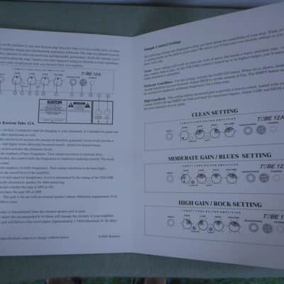 Kustom Tube 12A Guitar Amp Owner's Manual 2001 image 3