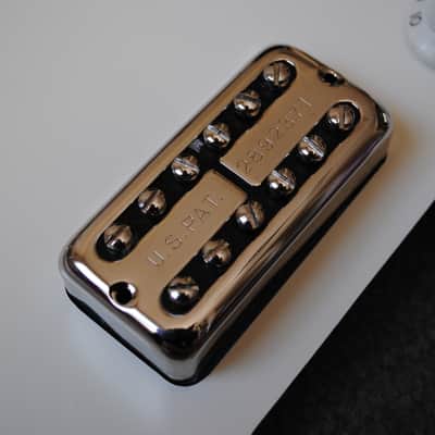 Gretsch Filtertron pickups on fully wired Stratocaster Pickguard image 4