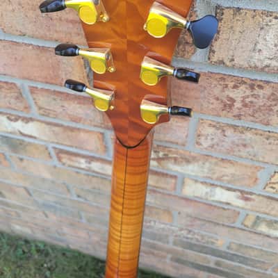 2004 Master Luthier Tom Bills Archtop Acoustic/Electric Guitar Fabulous Looks, Sound & Playability With Deluxe Case image 8