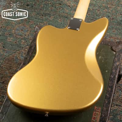 2025 Fender FSR Traditional 60s Jazzmaster Made in Japan - Mystic Aztec Gold Matching Headstock image 10