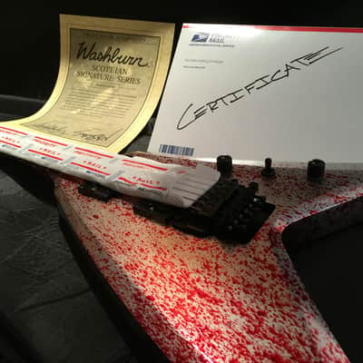 Washburn  USA Custom  Shop WV540 Chrome Murder Weapon V - Owned by Scott Ian of Anthrax image 2
