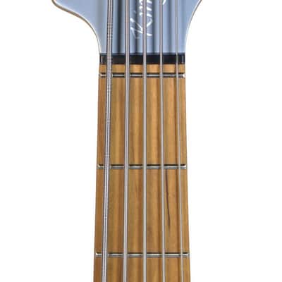MTD Kingston Saratoga Deluxe 5 Roasted Maple Fingerboard, Blue Steel image 3