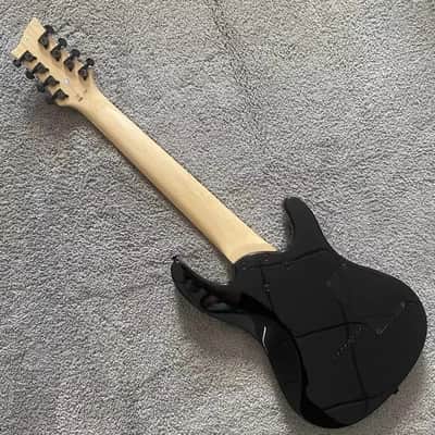 Quincy Black Left Handed 8 String Guitar, Basswood Body with Maple Neck image 13