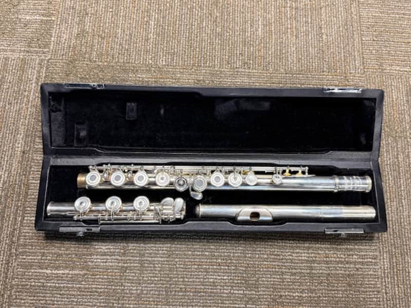 Haynes Amadeus AF680 Flute - Sterling Silver Amadeus Headjoint, Offset G, B-Foot, Excellent Condition image 1