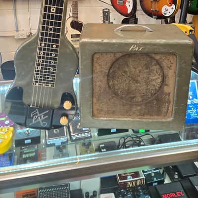 Magnatone M-19 Lap Steel and Amp 1947-1950 - Green Pearl image 1