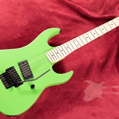 B.C. Rich Gunslinger Retro II with Floyd Rose - Green Pearl image 3