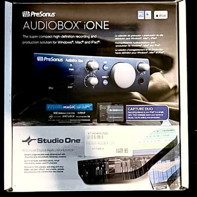 PreSonus AudioBox iOne USB Audio Interface 2014 - Present - Blue image 1