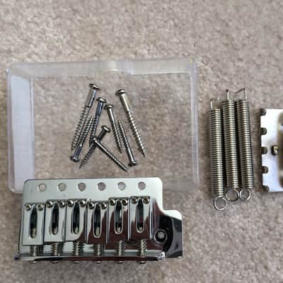 Yamaha Pacifica 112V Tremolo Bridge Assembly Chrome image 1