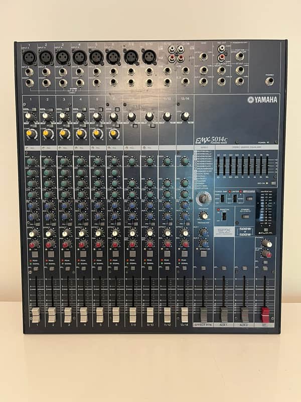 Yamaha EMX5014C 14 Input Compact 500w Powered Mixer image 1