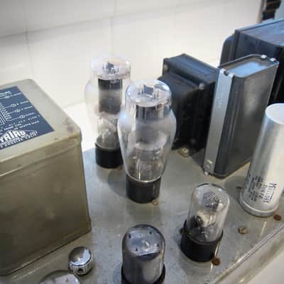 Western Electric Tube Mono Power Amp (2) 6L6's Circa-1950s-Chrome Chassis image 1