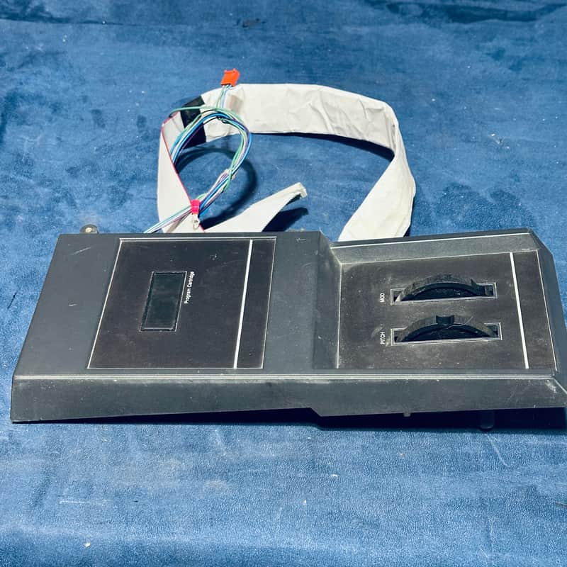 Ensoniq ESQ-1 Complete Pitch/Mod Wheel and Cartridge Port Assembly • Tested • Working image 1