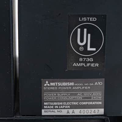 Vintage Mitsubishi DA-A10 Stereo Hi-Fi Power Amplifier – Rediscover Pure Sound! image 8