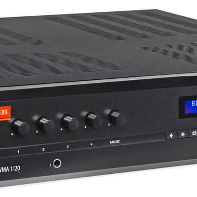 JBL VMA1120 Commercial 70v Amplifier+(10) Black Dual 4" Speakers For Restaurant image 8