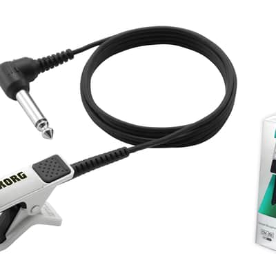 Korg CM-200 Contact Mic Clip-On Instrument Microphone CM200 (White) image 1
