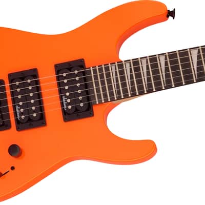 Jackson JS Series Dinky Minion JS1X, Safety Orange, Amaranth image 4