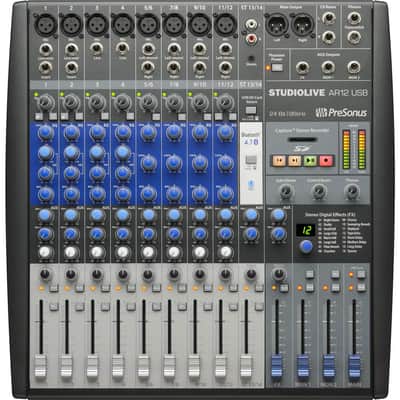 Behringer Xenyx QX1202USB 12-Input Mixer with USB Interface and