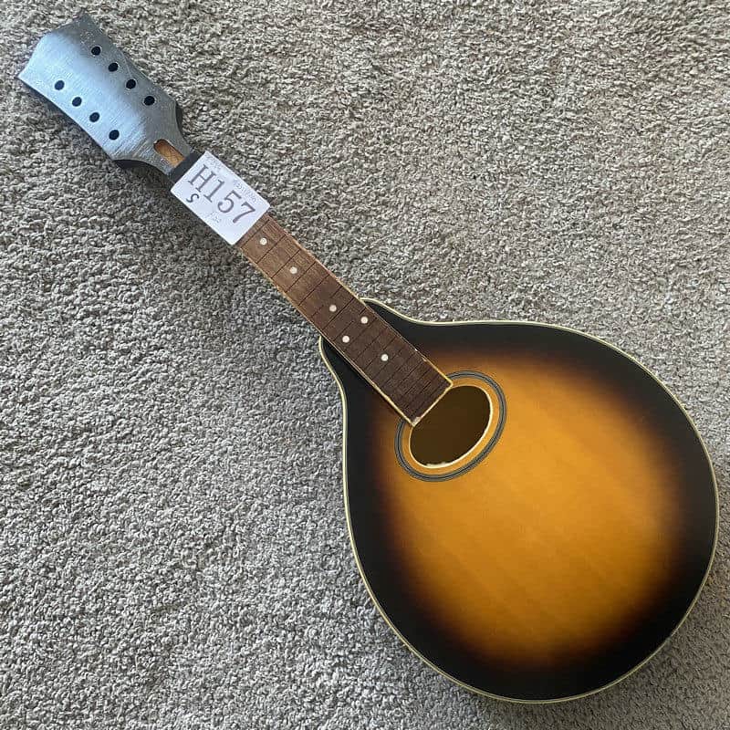 Sunburst 8 String Mandolin Project, Spruce Top, Mahogany Body, Rosewood Fingerboard image 1
