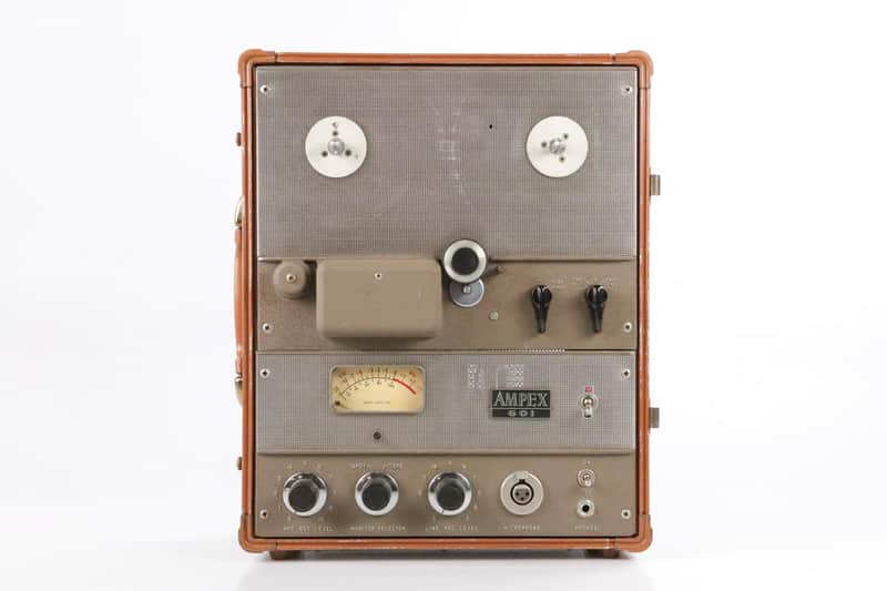Ampex 601 Portable Analog Mono Reel to Reel Tube Tape Recorder Machine #34326 image 1