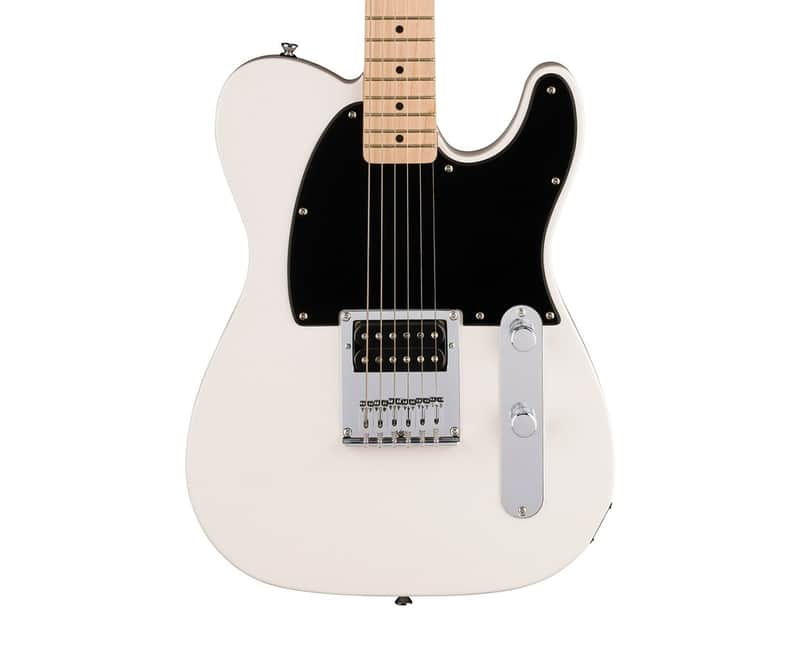 Used Squier Sonic Esquire H - Arctic White w/ Maple FB image 1