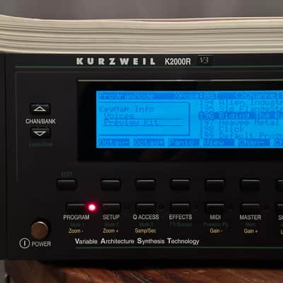 Kurzweil K2000RS Rackmount Digital Workstation Sound Module 1990s - Black image 10