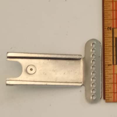 *Slingerland Rapid Snare Drum Throw-Off Strainer'56-57 10-Hole Wire Slider Plate image 2