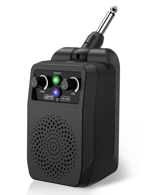 JOYO Mini Amp 5W Portable Plug in Practice Electric Amp Bluetooth Rechargeable Combo Guitar Amplifier Built-in 4 Effects Clean, Overdrive, Distortion, Reverb (JA-05G) image 1