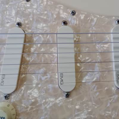 Fender Stratocaster 1995 MIM W/EMG Active Pickups - Cream *** FREE SHIPPING *** image 13
