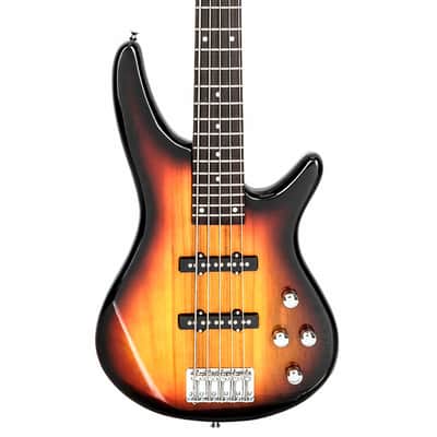 🎸+Hard Case! 5 String Glarry "EyeBuzz" S Style Electric Bass Guitar +Rosewood Fretboard Soft +Case/Gig Bag +Strap+Cable +Pick!🎸 image 4