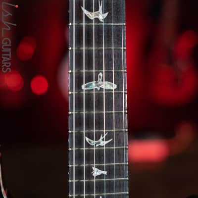 PRS Custom 24 10 Top Purple Iris w/ Black Burst & Back image 5