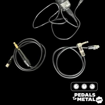 Shure GLXD6+ Wireless Guitar Pedal Receiver(with two additional 1/4 attachments and power cord) - Present - Black  X13008 image 7