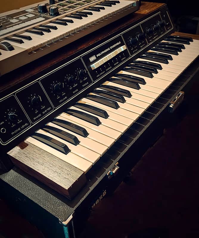 KORG PE-2000 polyphonic ensemble - rare vintage analog poly syntheizer image 1